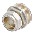 RS PRO Brass Compression Fitting, Straight Tank Coupler