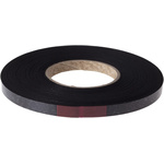 RS PRO Black Foam Tape, 12mm x 10m, 2mm Thick