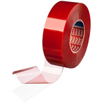 Tesa tesa fix Series 4965 Transparent Double Sided Plastic Tape, 0.21mm Thick, 11.5 N/cm, PET Backing, 19mm x 50m