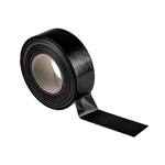 RS PRO Duct Tape, 50m x 50mm, Black, Gloss Finish