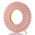 3M GPT -020F Clear Double Sided Plastic Tape, 0.202mm Thick, 11.3 N/cm, PP Backing, 19mm x 50m