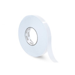 RS PRO F20 White Double Sided Paper Tape, 0.16mm Thick, 19mm x 50m
