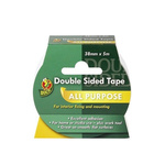 DUCK TAPE 232603 Clear Double Sided Polyester Tape, 0.11 (without liner) mm, 0.17 (with liner) mm Thick, Polyester Film
