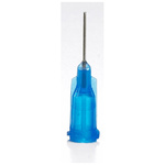 OK International Blue Needle Nozzle Dispensing Tip, 22 Gauge
