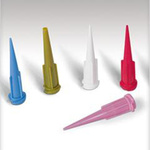 OK International Blue Tapered Dispensing Tip, 22 Gauge