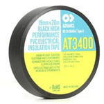 Advance Tapes AT34 Black PVC Electrical Tape, 25mm x 20m