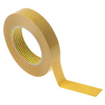 3M 9040 Beige Double Sided Paper Tape, 0.1mm Thick, 7.5 N/cm, Paper Backing, 25mm x 50m