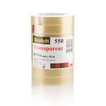 3M 550 Clear Office Tape 19mm x 66m