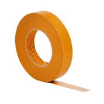 3M 9084 Beige Double Sided Paper Tape, 0.1mm Thick, 8 N/cm, Paper Backing, 19mm x 50m