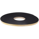 RS PRO Black Foam Tape, 10mm x 10m, 5mm Thick