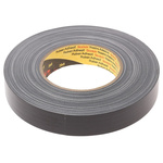 3M Scotch 389 Duct Tape, 50m x 25mm, Black, PE Coated Finish