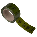 RS PRO Green PP, Vinyl Pipe Marking Tape, text Hot Water, Dim. W 50mm x L 33m