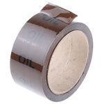 RS PRO Brown PP, Vinyl Pipe Marking Tape, text Oil, Dim. W 50mm x L 33m