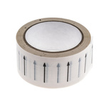 RS PRO White PP, Vinyl Pipe Marking Tape, text Arrow, Dim. W 50mm x L 33m