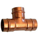 Copper Pipe Fitting, Solder Equal Tee for 15mm pipe
