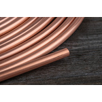 RS PRO 81 bar 10m Long Copper Pipe, 8mm Outer Diam. Copper