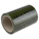 RS PRO Green PP, Vinyl Pipe Marking Tape, text Water, Dim. W 150mm x L 33m