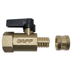 Watts Brass Pipe Fitting, Straight Compression Manifold Valve 1/2in