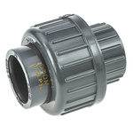 Georg Fischer Straight Union PVC Pipe Fitting, 1/2in