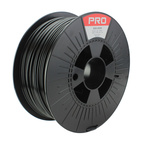 RS PRO 2.85mm Black PLA 3D Printer Filament, 1kg
