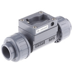 Burkert PVC In-line Flow Sensor Fitting 1/2in Straight Flow Adapter 1 in Rc