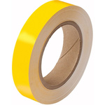 Brady Yellow Polyester Pipe Marking Tape, Dim. W 25mm x L 33m