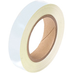 Brady White Polyester Pipe Marking Tape, Dim. W 25mm x L 33m