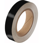 Brady Black Polyester Pipe Marking Tape, Dim. W 25mm x L 33m