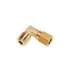 Legris Brass Pipe Fitting, Straight Push Fit, Male BSPT 1/8in BSPT 1/8in 5mm