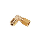 Legris Brass Pipe Fitting, Straight Push Fit, Male BSPT 1/8in BSPT 1/8in 5mm
