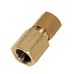 Legris Brass Pipe Fitting, Straight Push Fit Compression Olive, Female BSPP 1/4in BSPP 1/4in 12mm