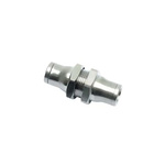 Brass Pipe Fitting, Straight Push Fit Push-Fit to Push-Fit, Male 1/2in 4mm