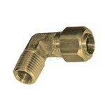 Brass Pipe Fitting Push Fit, Male NPT 1/4in