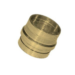 Brass Pipe Fitting, Straight Push Fit Compression Olive