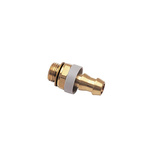 Legris Brass Pipe Fitting, Straight Compression, Male BSPP 1/4in