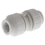John Guest Straight Coupler PVC Pipe Fitting, 15mm