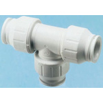 John Guest Tee PVC Pipe Fitting, 22mm