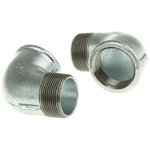 Georg Fischer Galvanised Malleable Iron Fitting, 90° Elbow, Male BSP 1-1/2in to Female BSP 1-1/2in