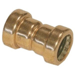 Copper Pipe Fitting, Push Fit Straight Coupler for 15mm pipe