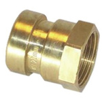Copper Pipe Fitting, Threaded Straight Coupler for 15mm pipe