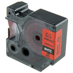 1805422 | Dymo White on Red Label Printer Tape, 19 mm Width, 5.5 m Length for Rhino 4200, Rhino 5200, Rhino 6000