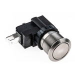 RS PRO Single Pole Double Throw (SPDT) Latching Push Button Switch, IP67, 19.1 (Dia.)mm, Panel Mount, 250 / 125V ac