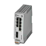 2702329 | Phoenix Contact Ethernet Switch, 7 RJ45 port, 24V dc, 100Mbit/s Transmission Speed, DIN Rail Mount FL SWITCH 2207-FX SM