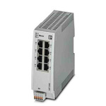2702882 | Phoenix Contact Ethernet Switch, 8 RJ45 port, 24V dc, 100Mbit/s Transmission Speed, DIN Rail Mount FL NAT 2208