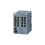 6GK5216-0BA00-2TB2 | Siemens Ethernet Switch, 18 RJ45 port, 24V dc, 10 Mbit/s, 100 Mbit/s Transmission Speed
