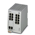 1006188 | Phoenix Contact Ethernet Switch, 14 RJ45 port, 24V dc, 100Mbit/s Transmission Speed, DIN Rail Mount