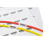 594-11104 | HellermannTyton Helatag 1104 on Transparent/White Cable Labels for Laser Printer