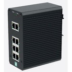 ICRL-U-8RJ45-DIN-NT | Pepperl + Fuchs Unmanaged Ethernet Switch, 8 RJ45 port, 24V, 10/100Mbit/s Transmission Speed, DIN Rail Mount