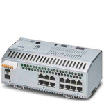 1043423 | Phoenix Contact Ethernet Switch, 14 RJ45 port, 24V dc, 100Mbit/s Transmission Speed, DIN Rail Mount