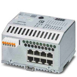 1089133 | Ethernet Switch, 8 RJ45 port, 24V dc, 100Mbit/s Transmission Speed, DIN Rail Mount